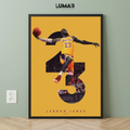 LeBron James wall art