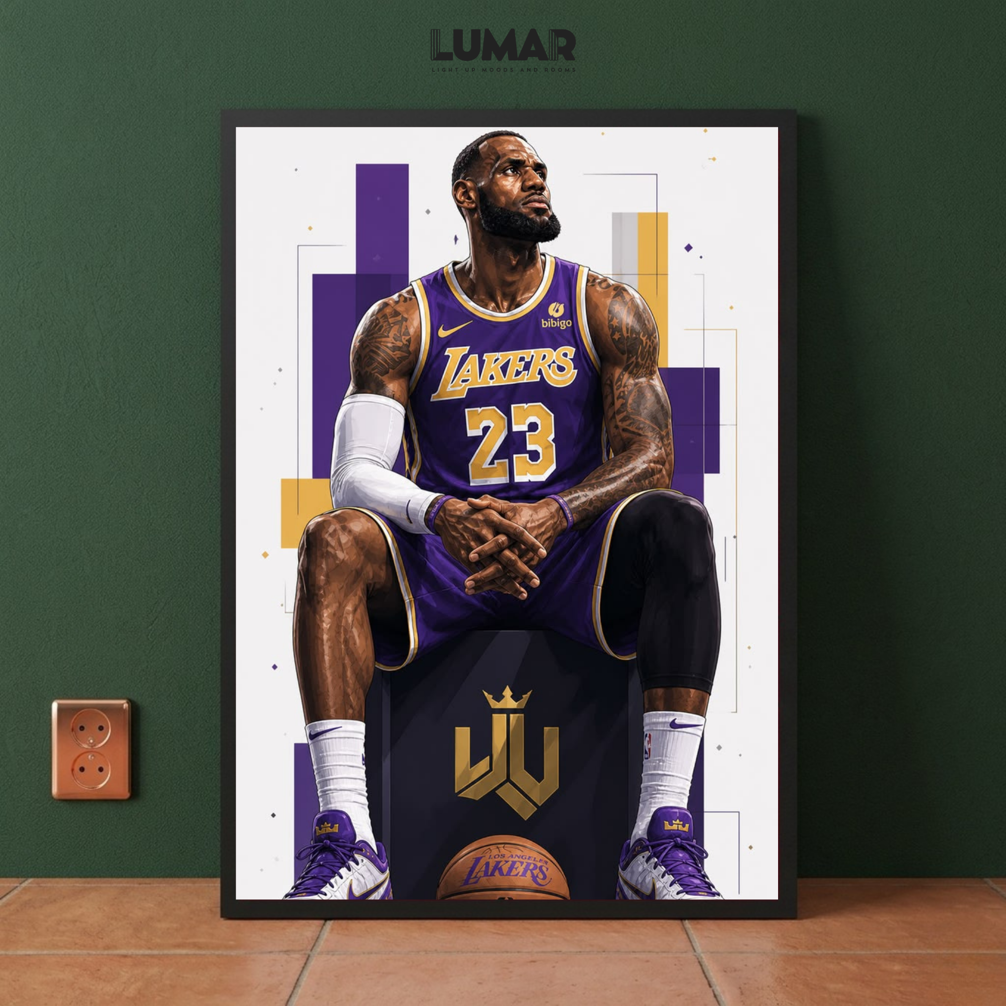 Lebron James wall art