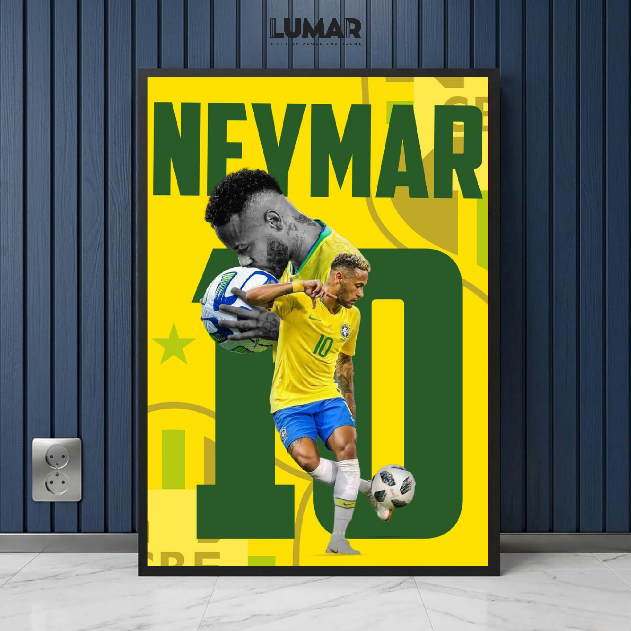 Neymar Jr wall art