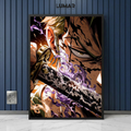 anime canvas wall art