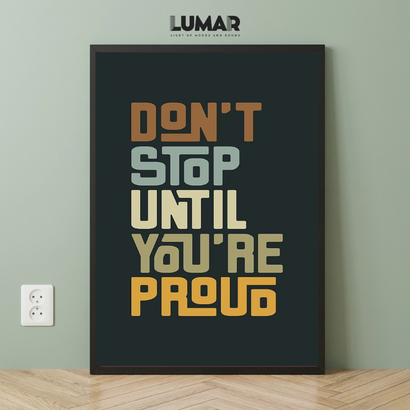motivational wall frame