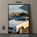 vintage car wall art