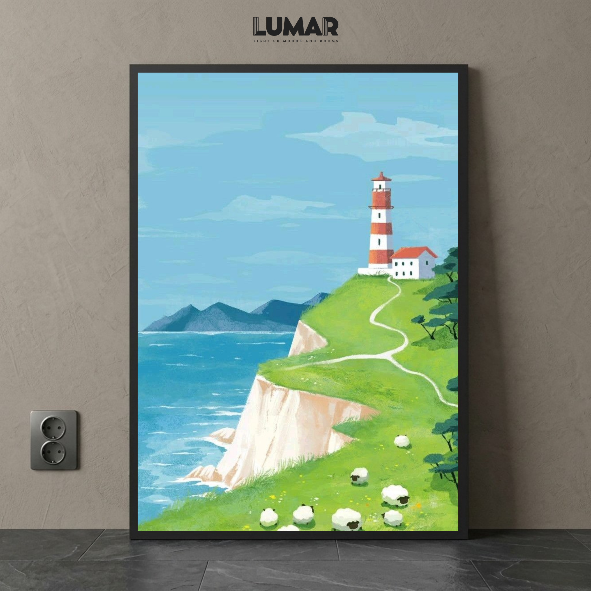 lighthouse canvas wall art