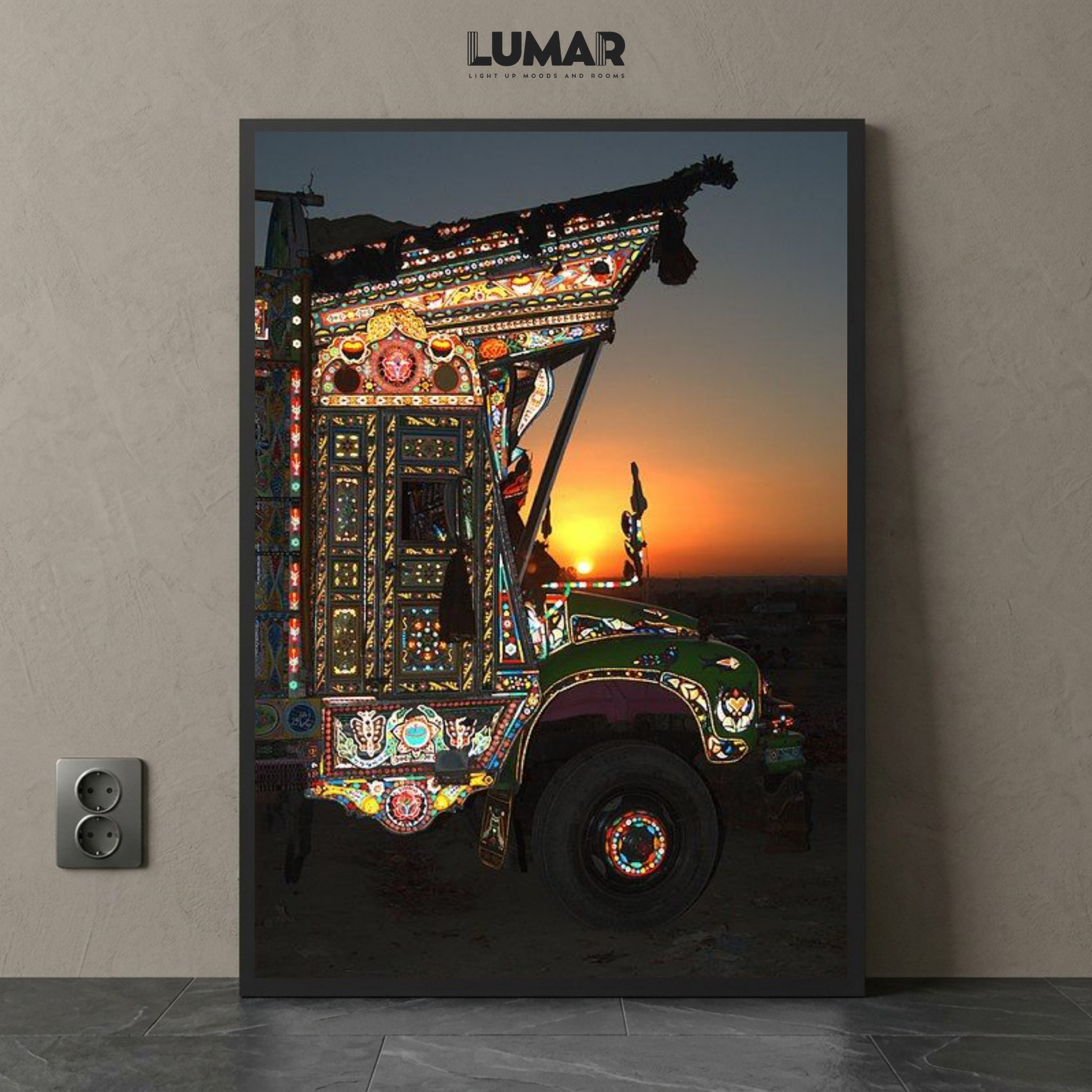 pakistani truck art frame