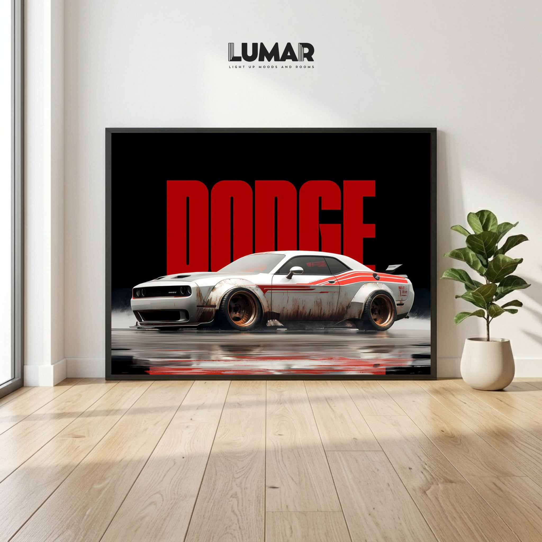 muscle car wall art
