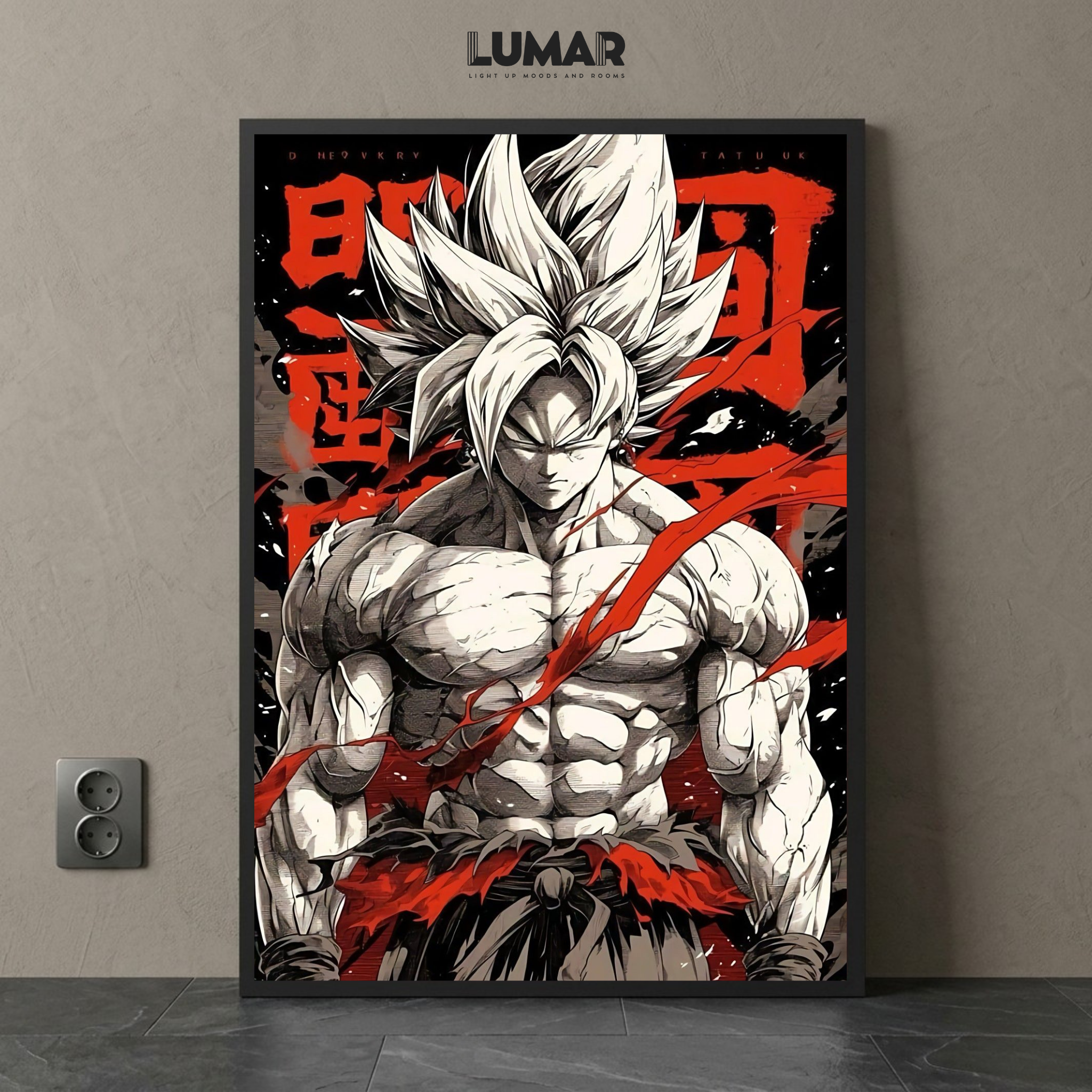 goku canvas wall art