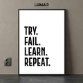 motivational wall frame