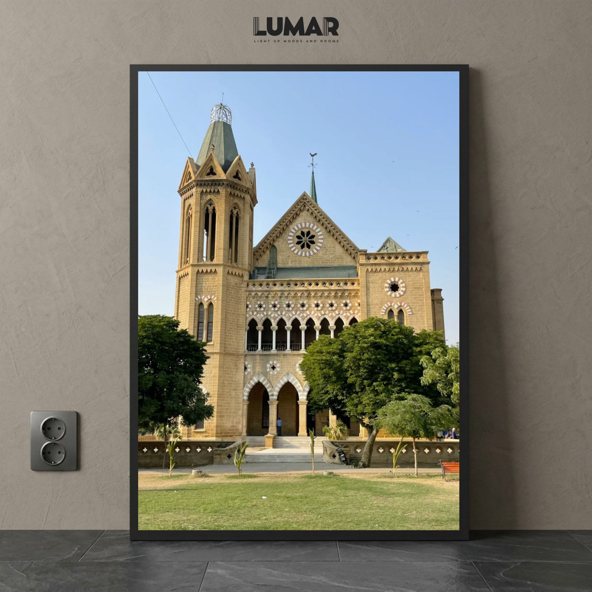 karachi landmarks wall art