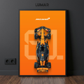 mclaren f1 wall art