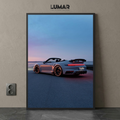 porsche wall art