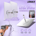 punch free screw stickers