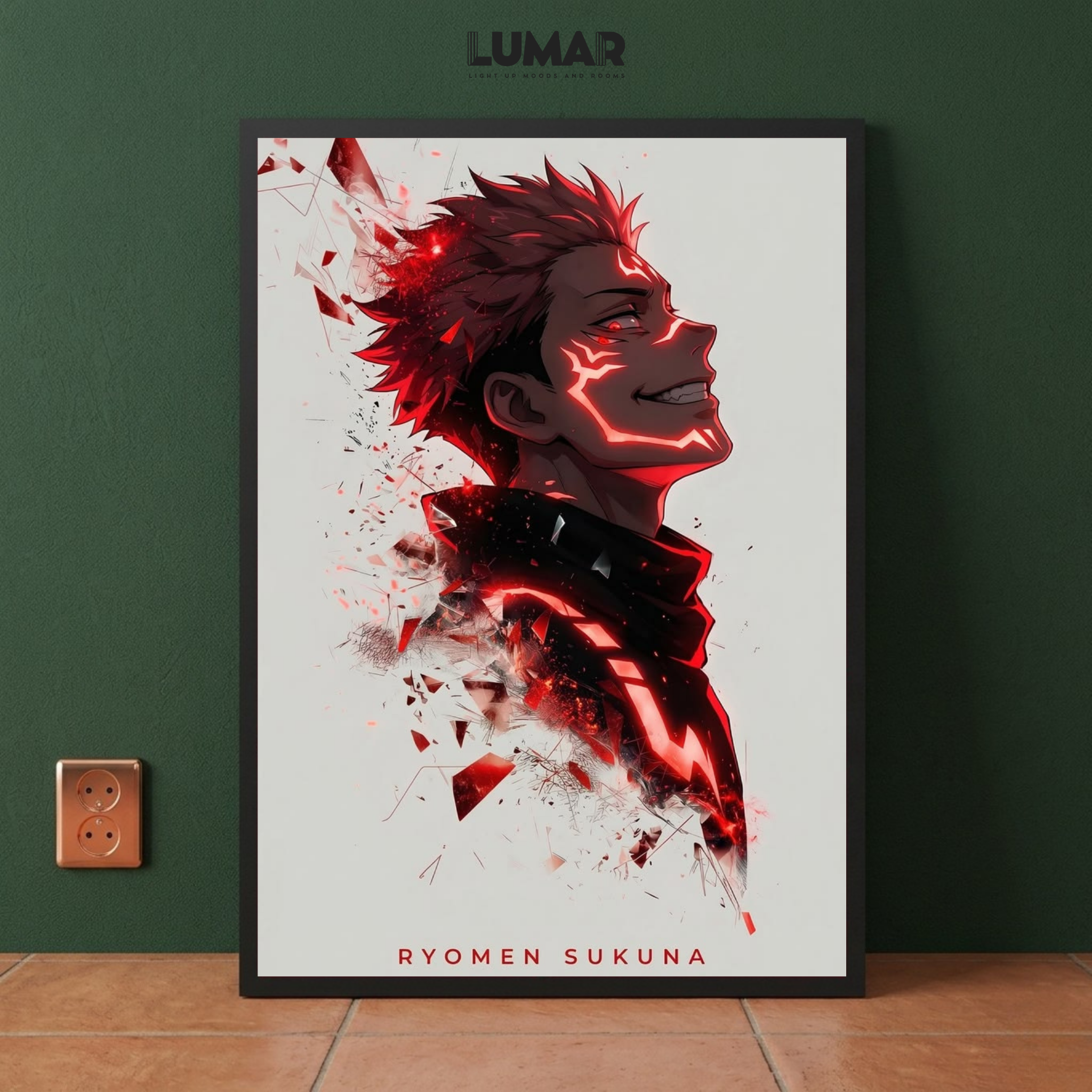 jujutsu kaisen wall frame