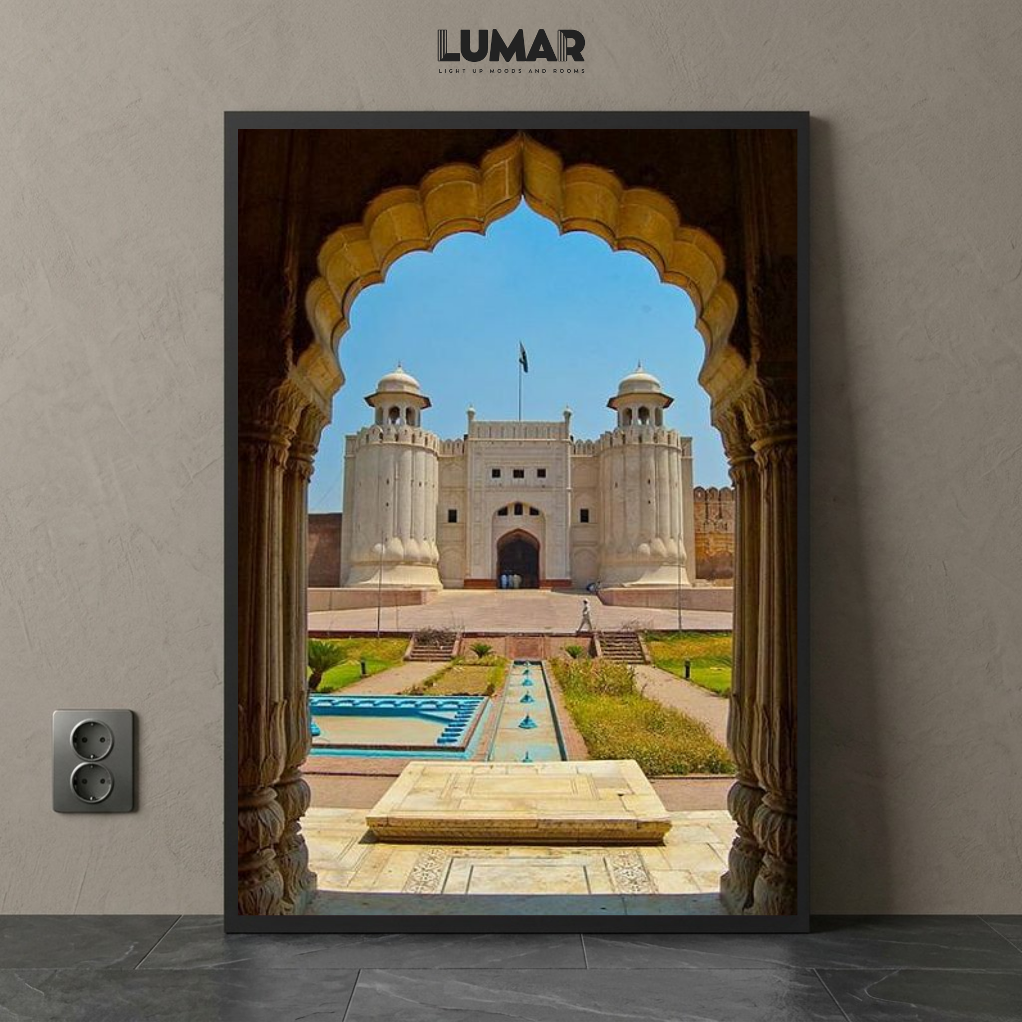 lahore fort wall art