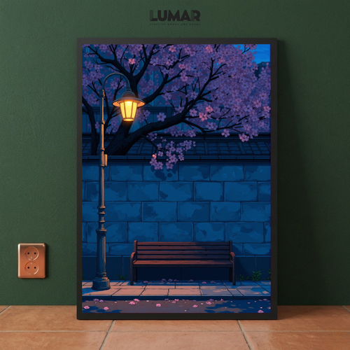anime night wall art