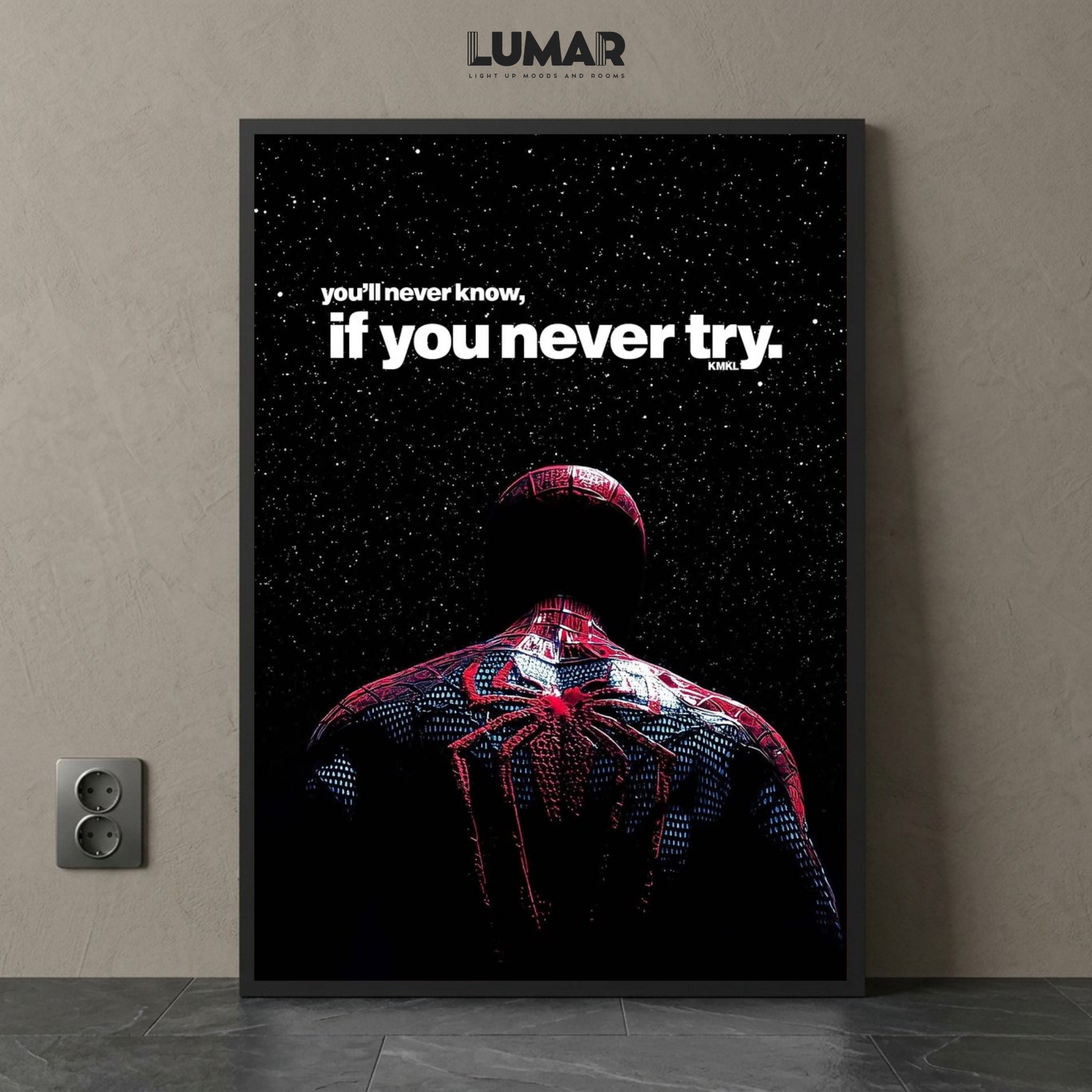 Spider-Man quote poster
