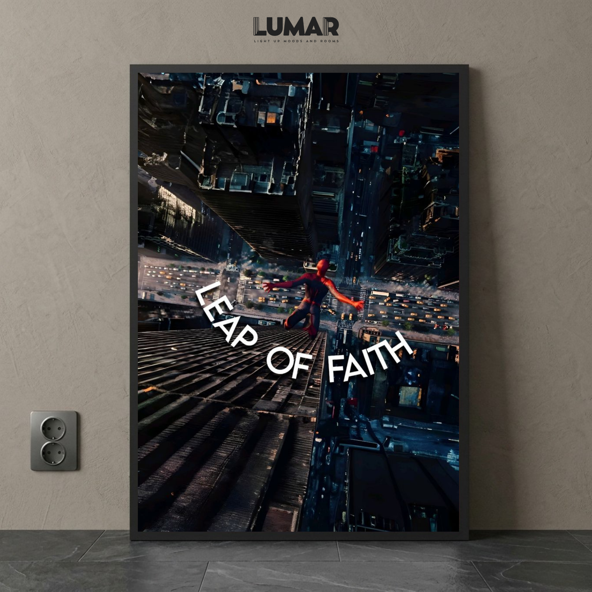 Spider-Man leap of faith poster