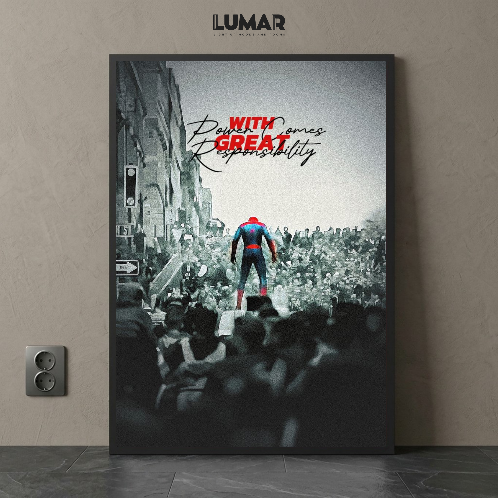 Spider-Man quote poster