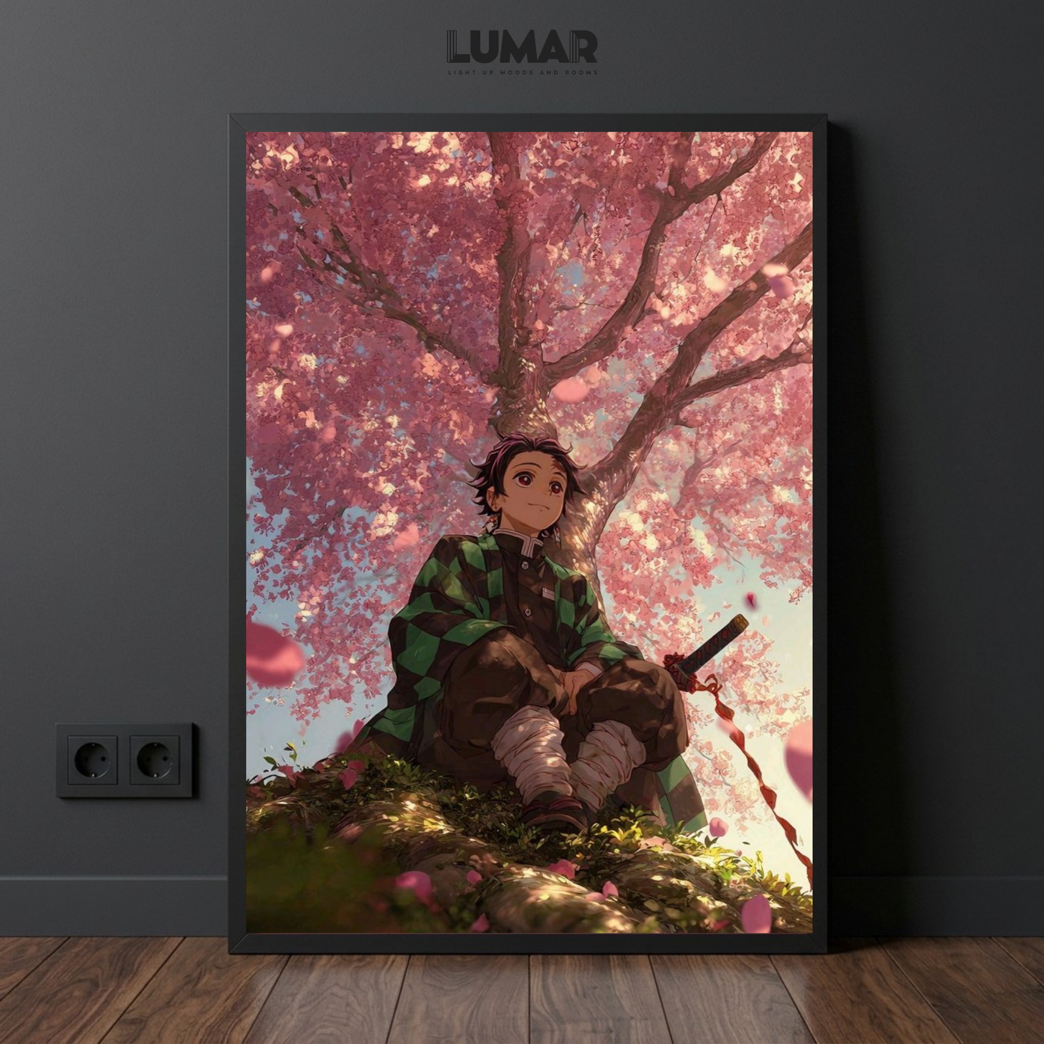 demon slayer wall frame