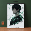 jujutsu kaisen wall frame