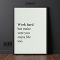 motivational wall frame